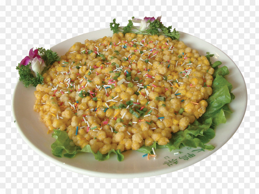 Baked Sweet Corn Ptitim Waxy Chinese Cuisine Vegetarian PNG