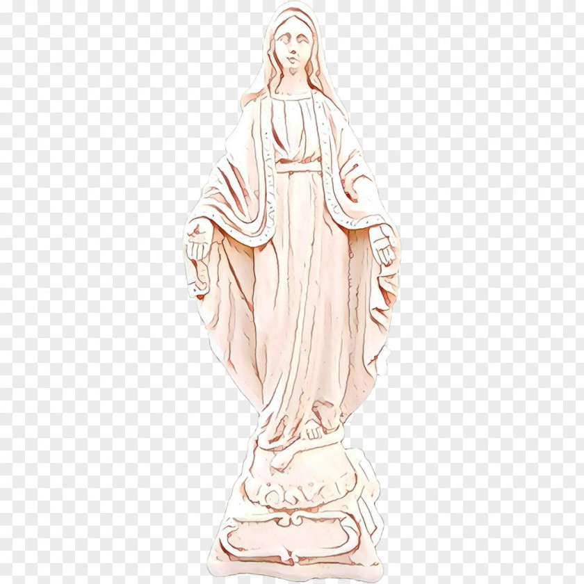 Carving Peach Statue Classical Sculpture Figurine Character PNG