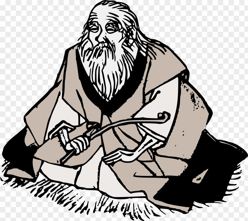 Japanese Guy Cliparts Wise Old Man Clip Art PNG