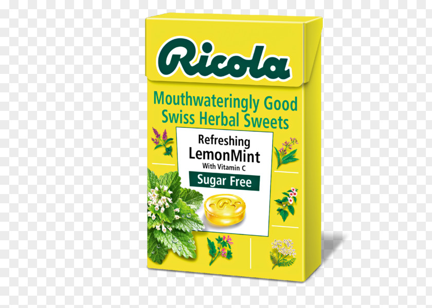 Mint Ricola Herb Lemon Beebalm Elderflower Cordial PNG