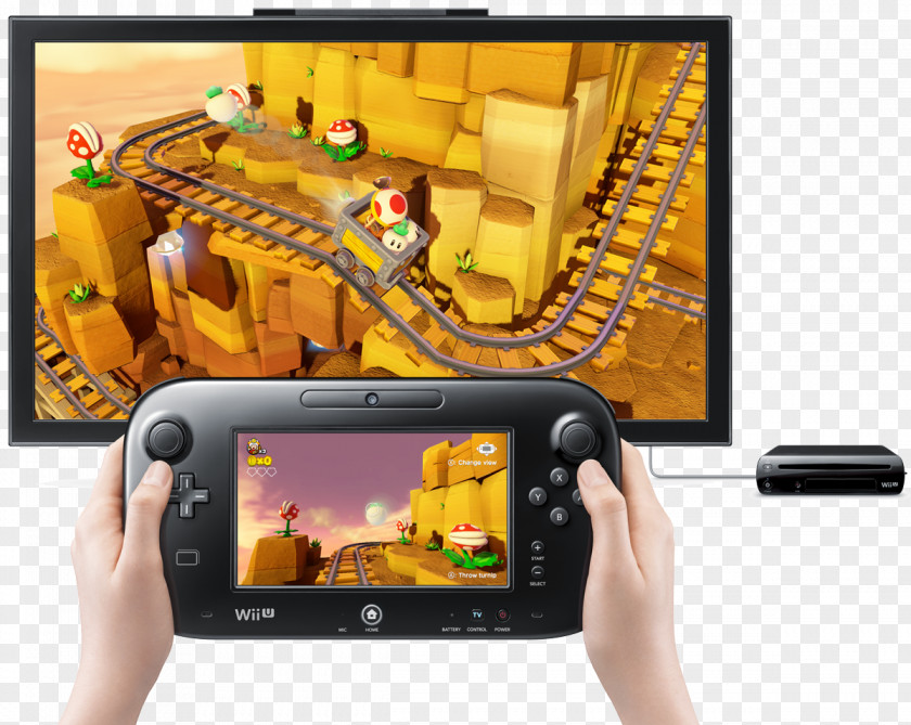 Nintendo Captain Toad: Treasure Tracker Wii U GamePad PNG