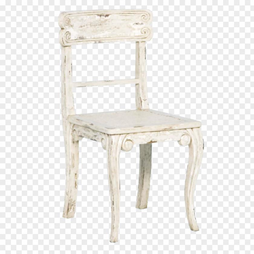 White Chair Furniture Fauteuil PNG