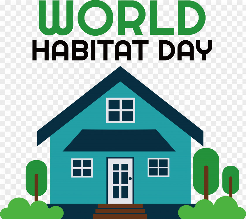 World Habitat Day World Earth Logo Vector PNG