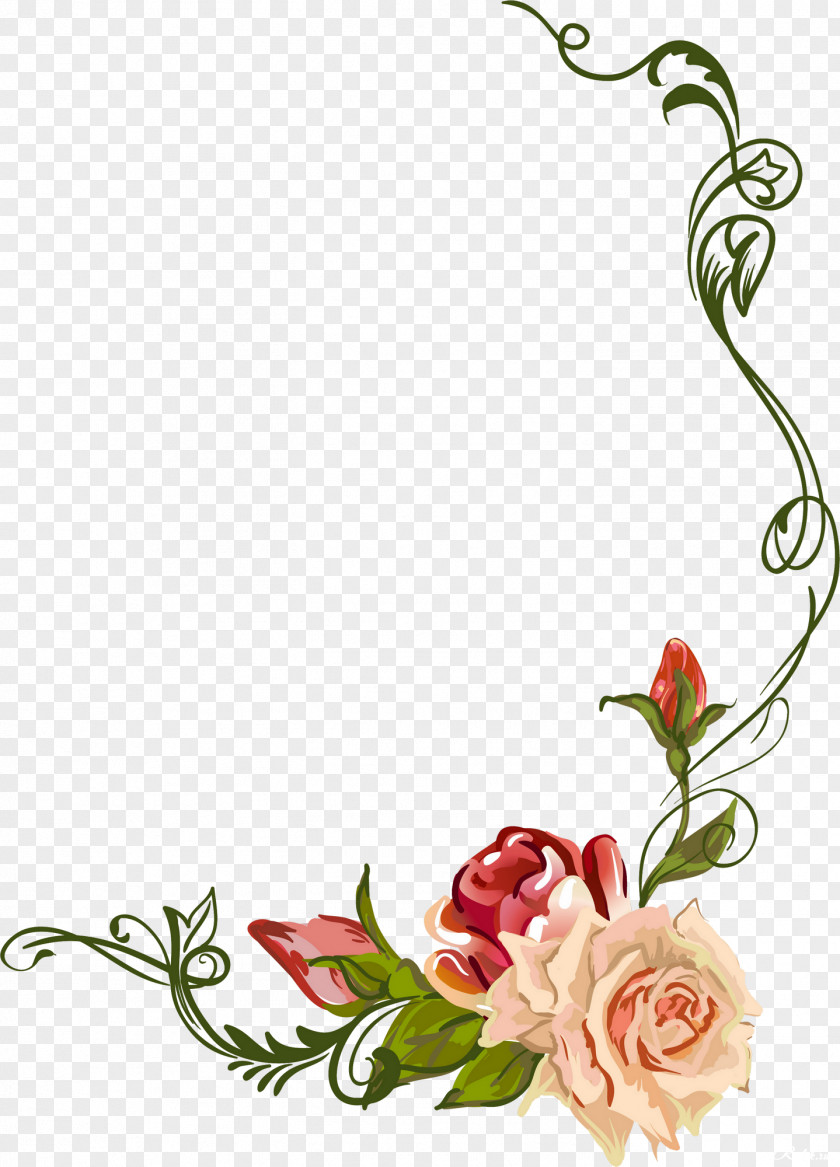 Beautiful Roses Floral Design Garden Watercolor Painting Flower Clip Art PNG