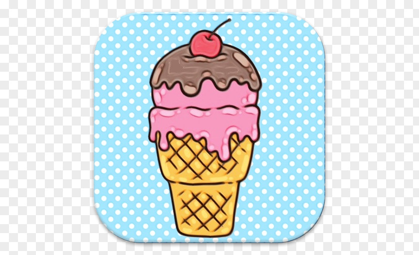 Dish Sorbetes Ice Cream Cone Background PNG