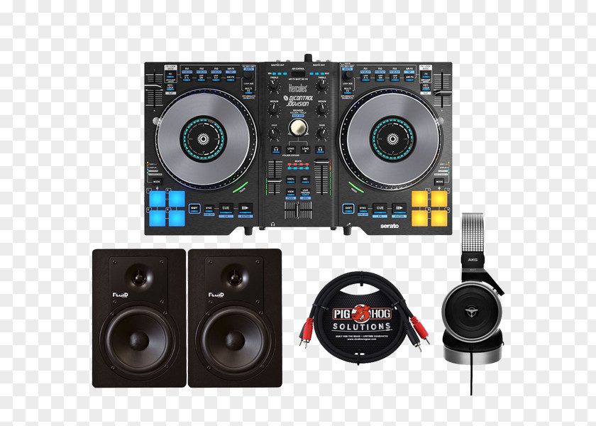 DJ Controller Disc Jockey Hercules Control Jogvision Audio Mixers Serato Research PNG