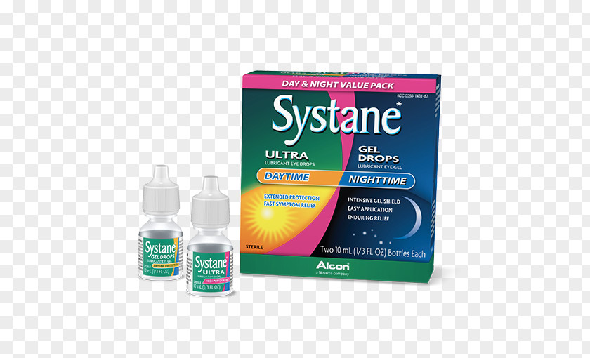 Eye Systane Gel Drops & Lubricants Ultra Lubricating Day Night PNG