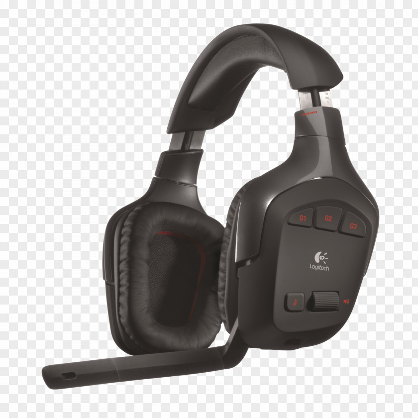 Headphones Logitech G930 7.1 Surround Sound Audio PNG