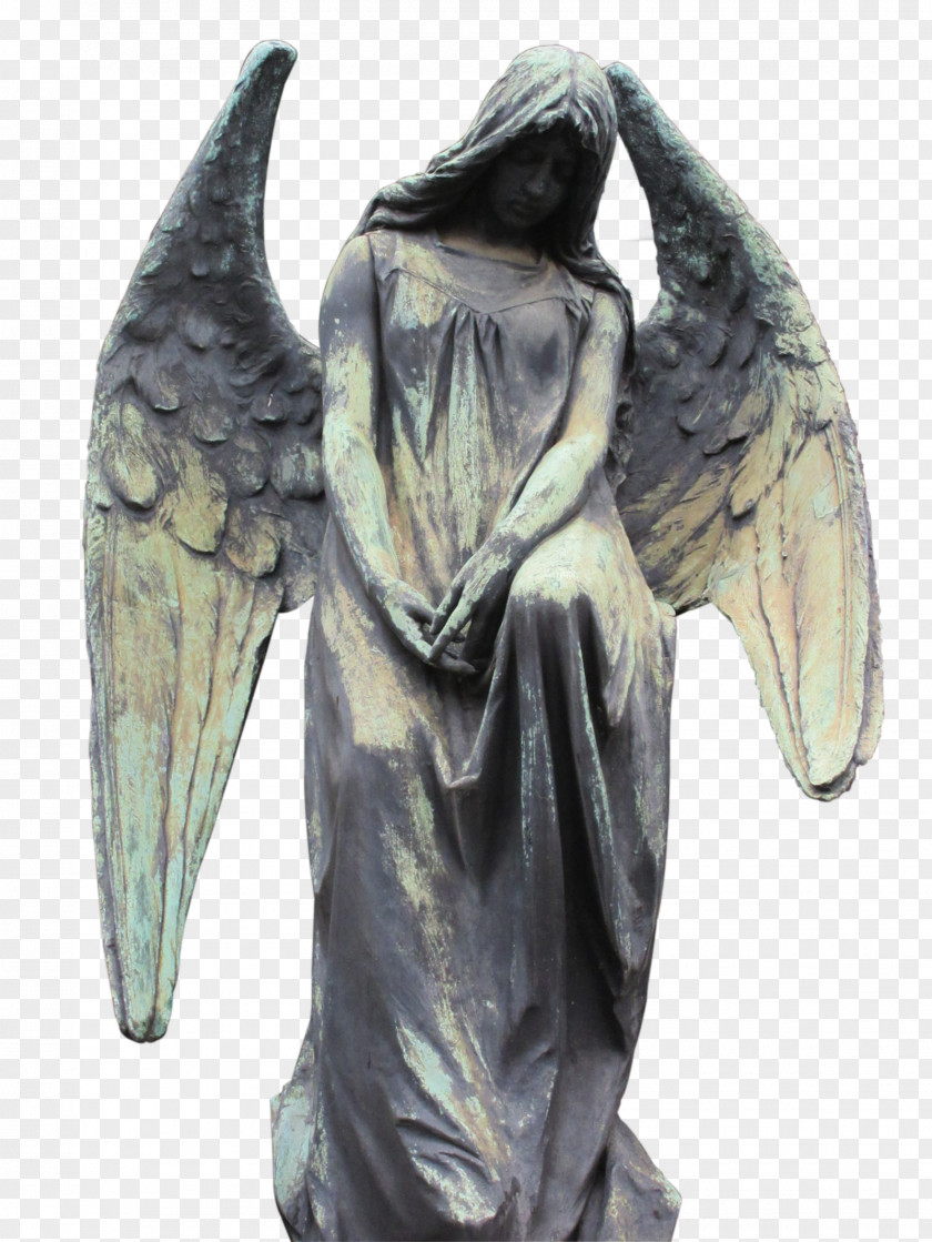 Angel Statue Classical Sculpture Figurine M PNG