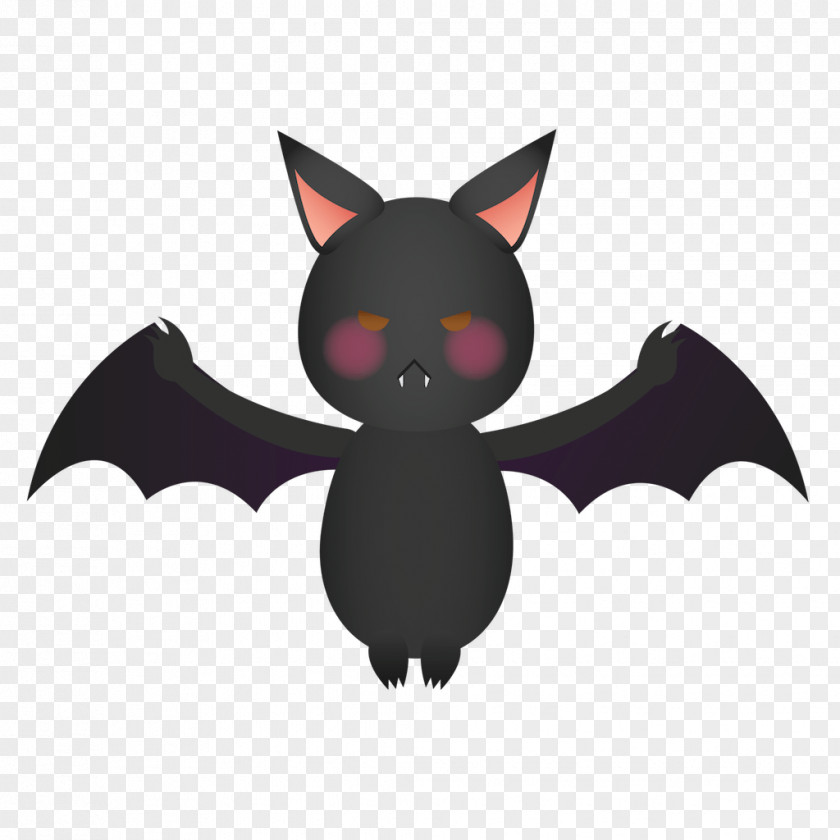Bat Wings Whiskers Cat Clip Art PNG