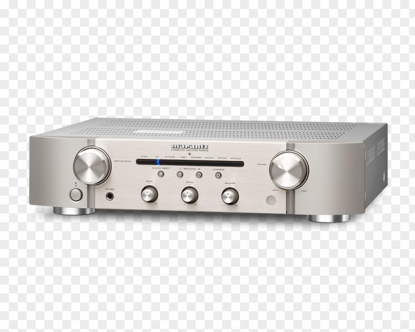 Golden Stereo 3 Audio Power Amplifier Marantz Integrated High Fidelity PNG