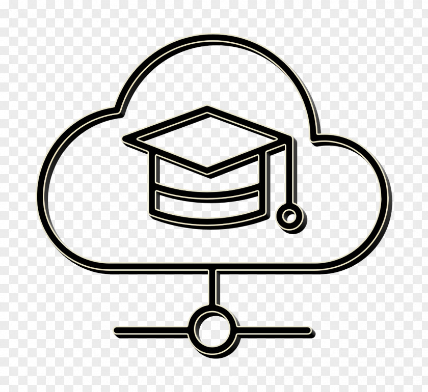 Mortarboard Icon School Lesson PNG