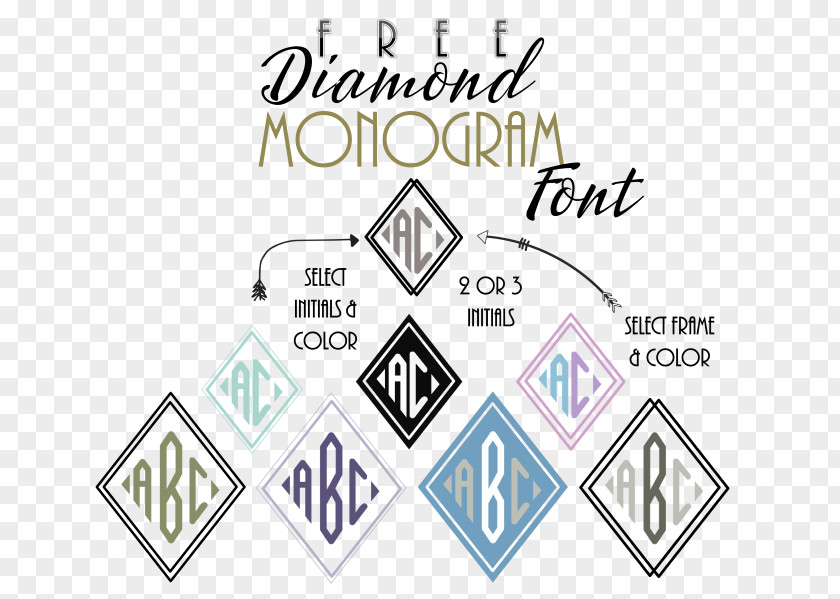 Wedding Monogram Fonts Font Initial Logo Letter PNG