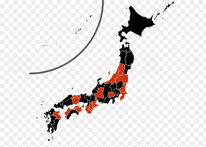 Japan Map Royalty-free PNG