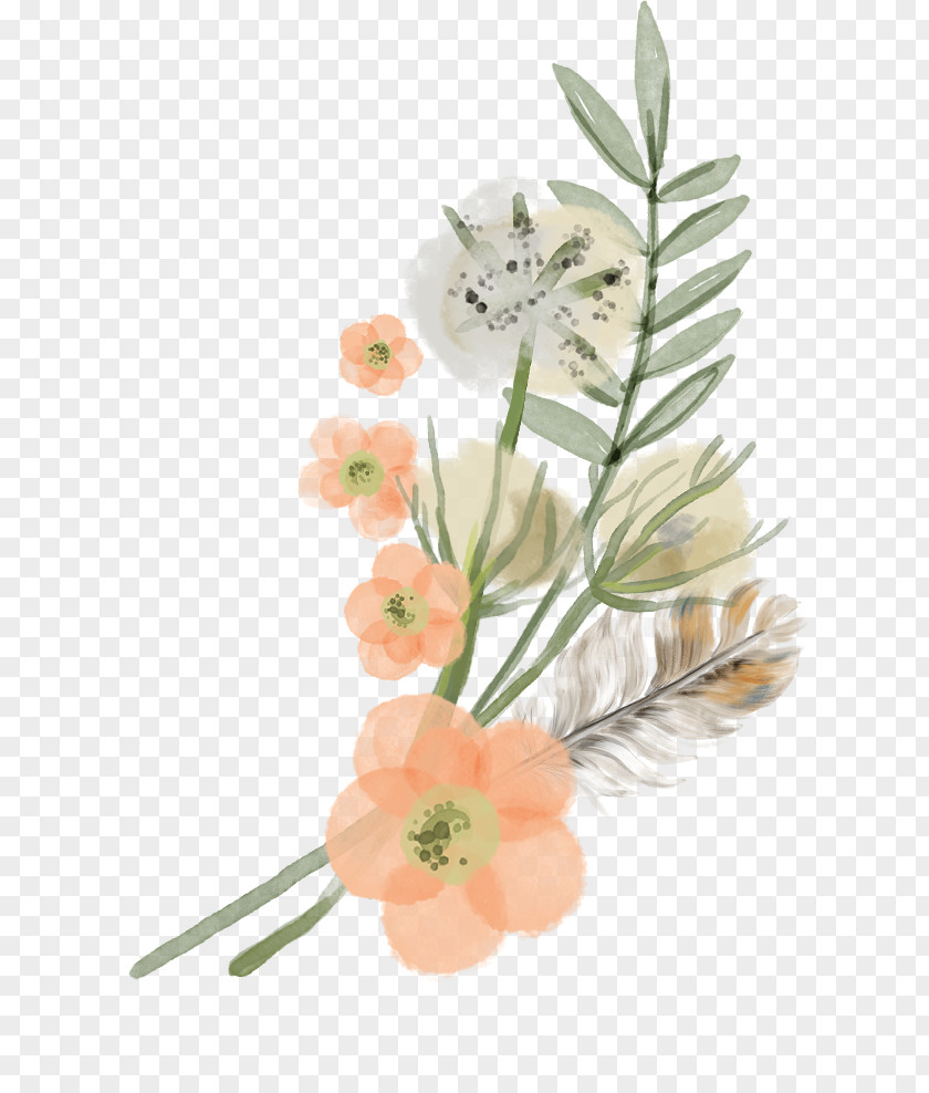 Retro Small Fresh Flowers PNG