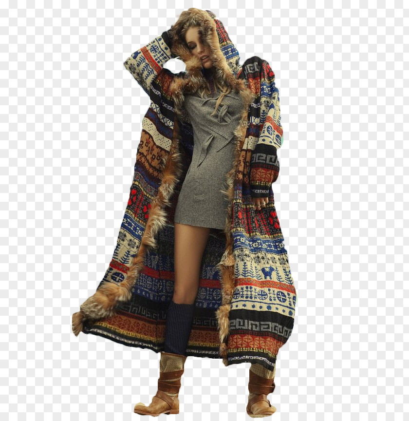 Winter Boho-chic Coat Bohemianism Bohemian Style Clothing PNG