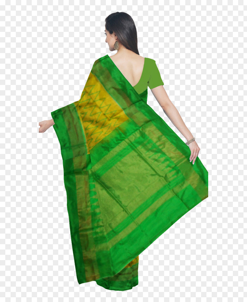 Handloom Uppada Zari Silk Sari Pochampally Saree PNG