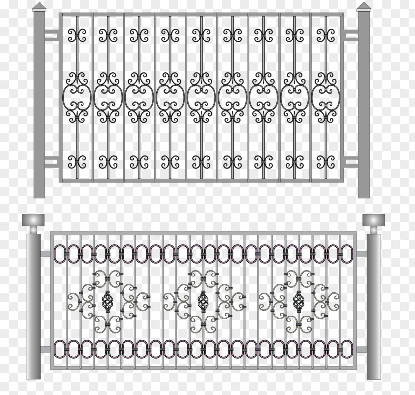 Iron Fence Clip Art PNG