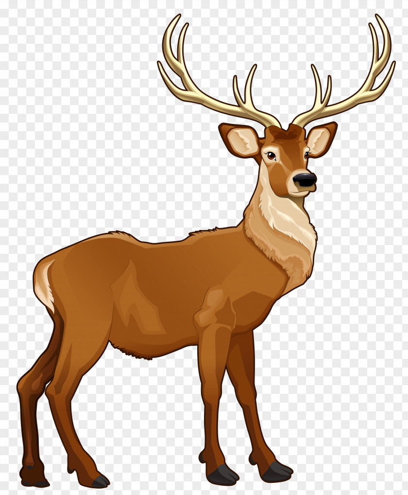 Brown Reindeer PNG Clipart Picture Rudolph Santa Claus's Clip Art PNG