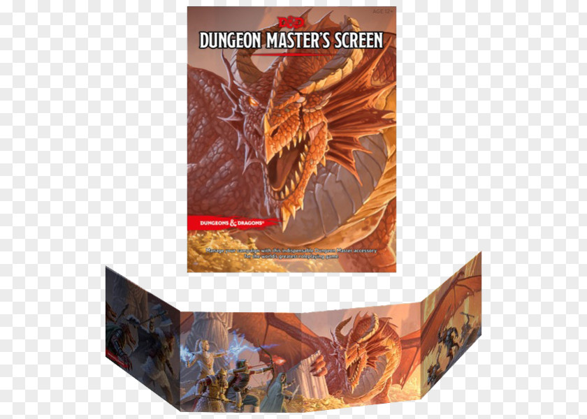 Dragon Dungeons & Dragons Dungeon Masters Screen Pathfinder Roleplaying Game Player's Handbook Master's Guide PNG