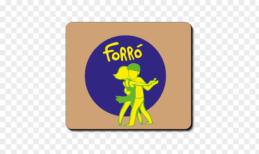 FORRO Mouse Mats Rectangle Cartoon Font PNG