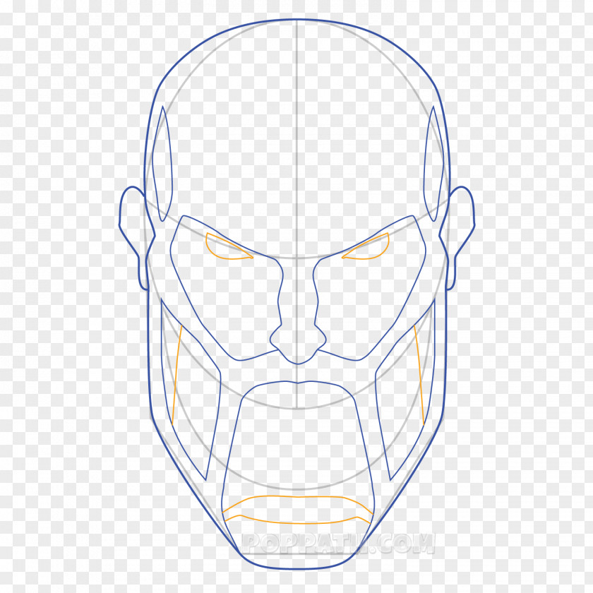 Nose Headgear Sketch PNG