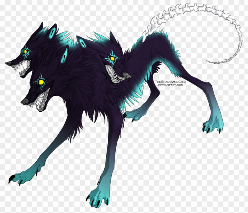 Werewolf Cerberus Drawing Line Art Legendary Creature PNG