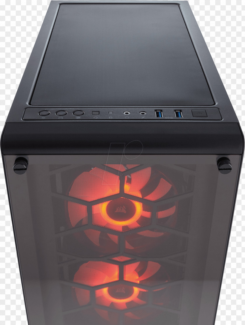 Carbide Computer Cases & Housings Corsair Crystal RGB Power Supply Unit ATX Sp Series SP120 LED 120mm High Performance Fan Co PNG