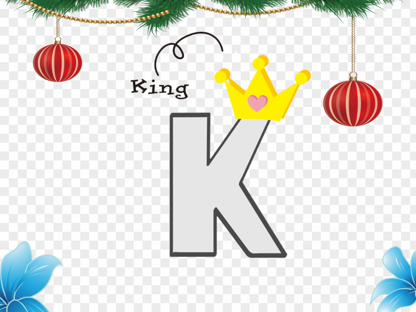 Cartoon Cute Letters K PNG