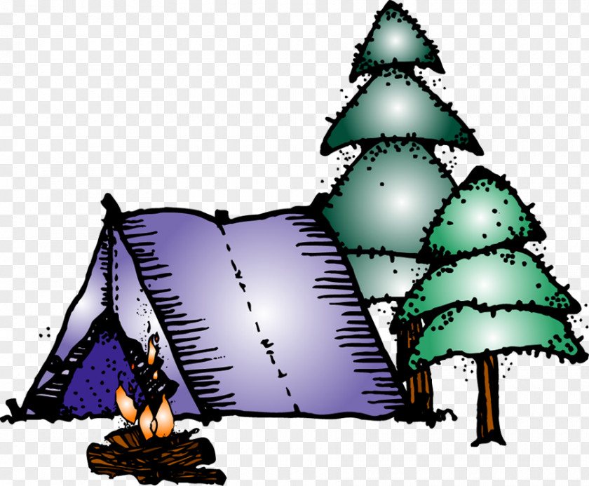 Christmas Tree Scouting Camping Food PNG