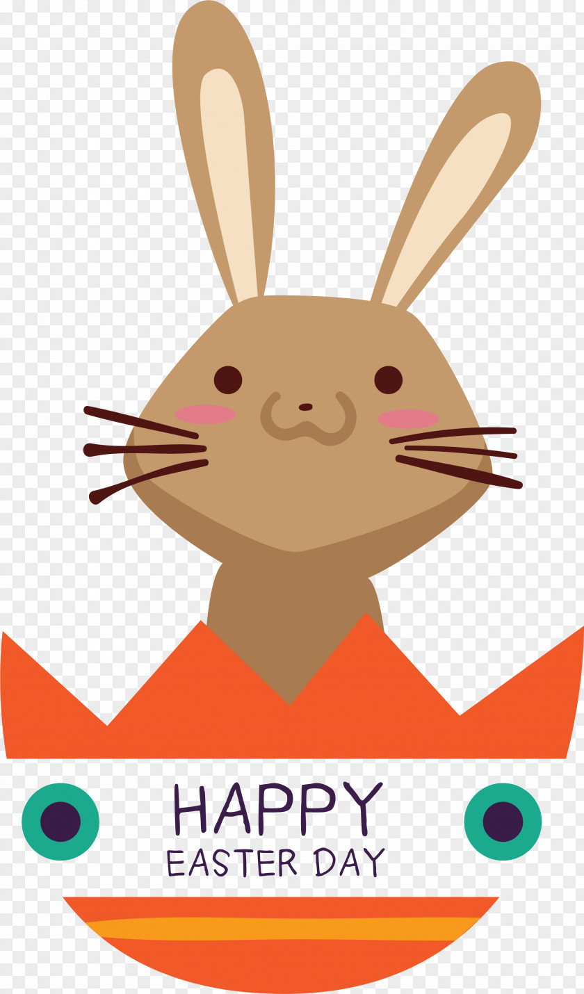 Cute Grey Bunny Label Easter Leporids PNG