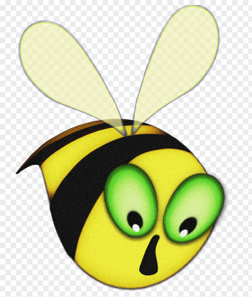 Insect Pollinator Smiley Fruit Clip Art PNG