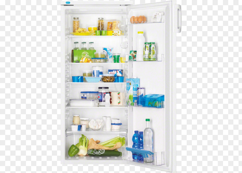 Refrigerator Zanussi Zra25600wa Bco 1,25 M ZRG16605WA European Union Energy Label PNG