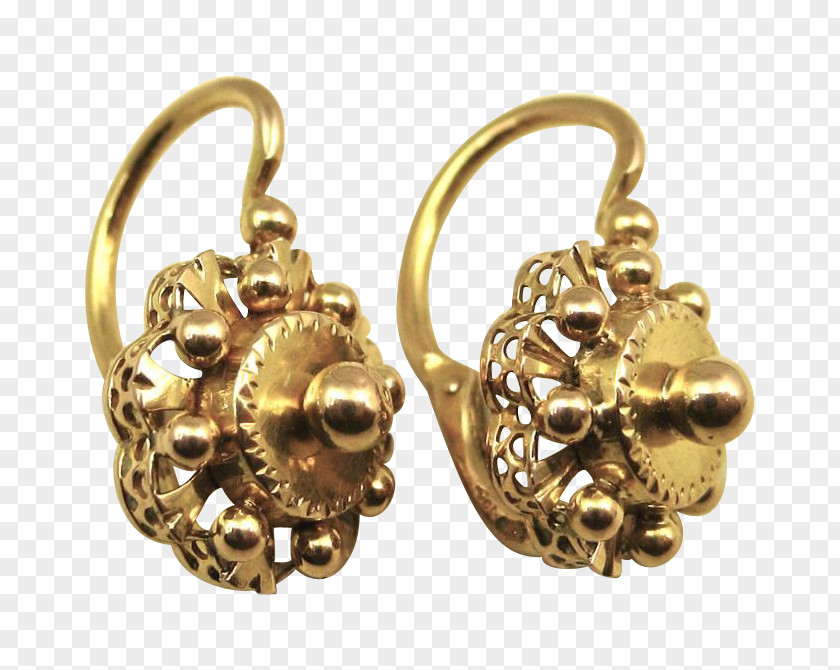 Silver Earring Gold Body Jewellery PNG
