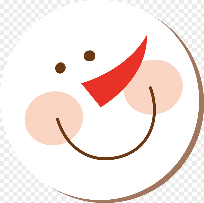 Snowman Tag Vector Lovely Christmas PNG