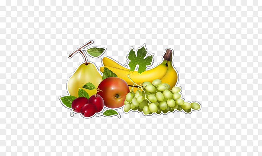 Vegetable Fruit Banana Grape PNG