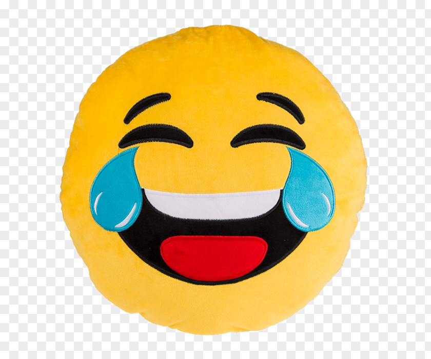 Emoji Laugh Cushion Emoticon Smiley Pillow PNG
