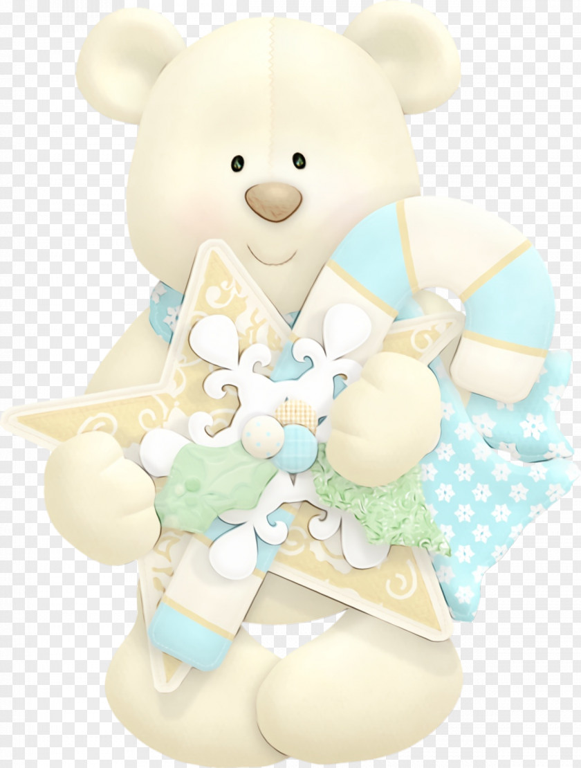 Figurine Plush Teddy Bear PNG