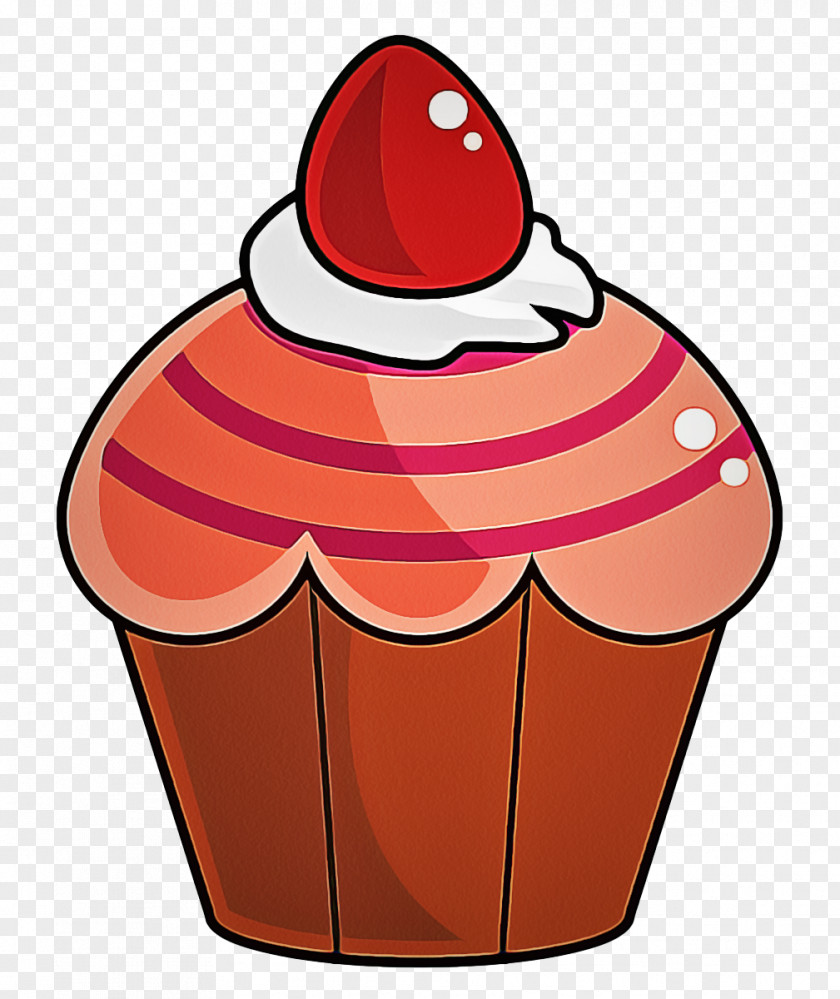 Frozen Dessert Clip Art Red Cartoon Cupcake Cake PNG
