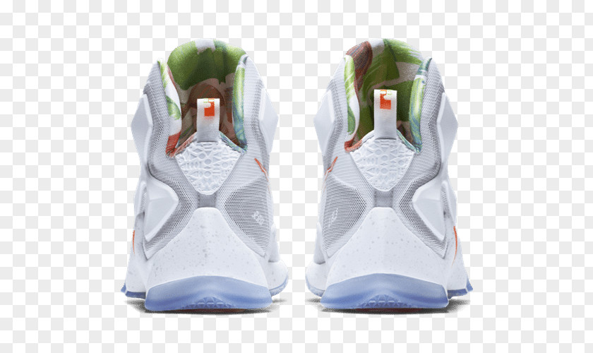 Nike Basketball Shoe White Electric Green PNG