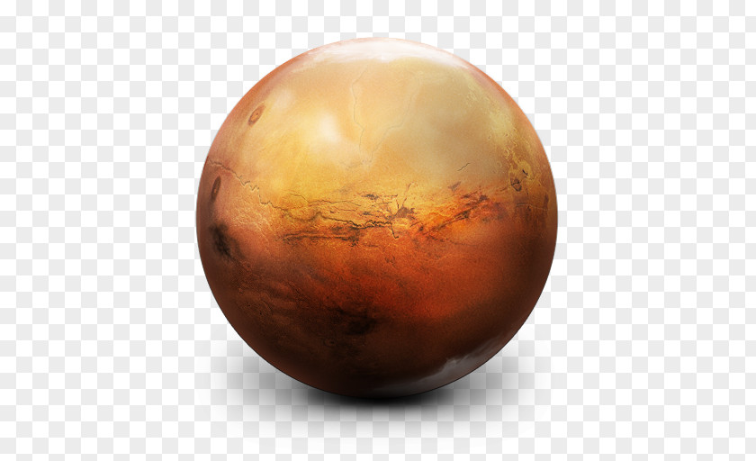 Planet Mars Solar System Icon PNG