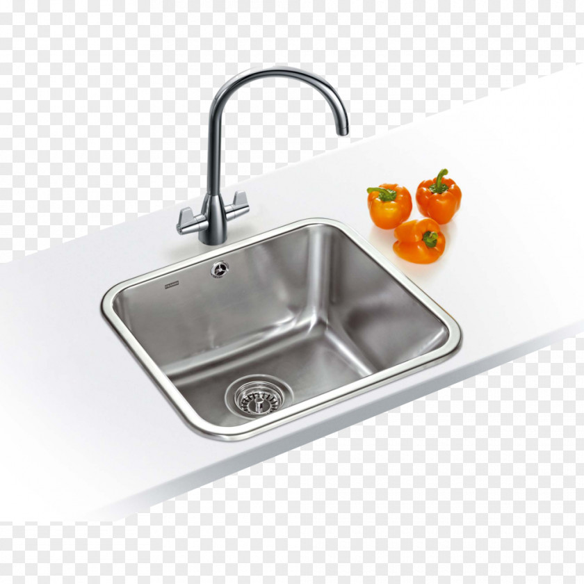 Steel Dish Tap Kitchen Sink Franke Stainless PNG