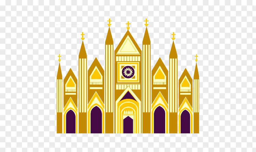Gothic Church Architecture PNG