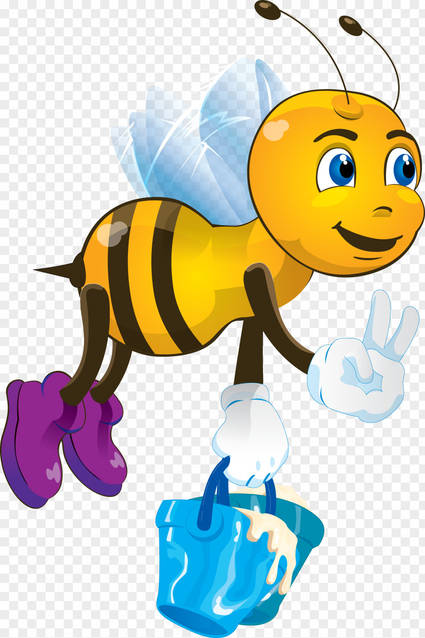 на прозрачном фоне Insect Beehive Apidae Apis Florea Clip Art PNG