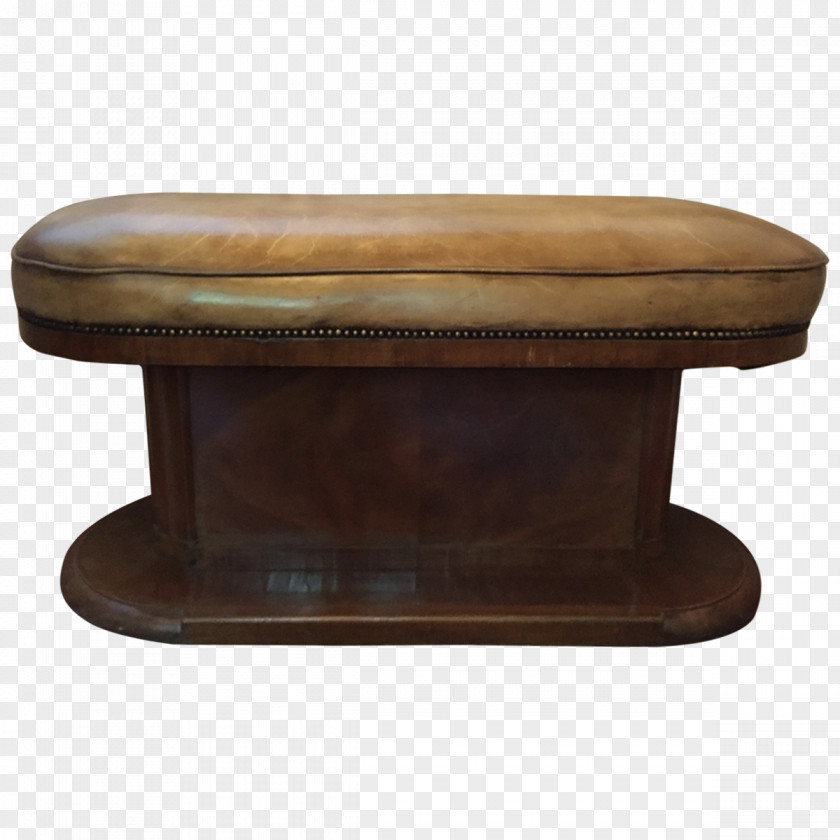 Leather Vintage Furniture Foot Rests Brown PNG