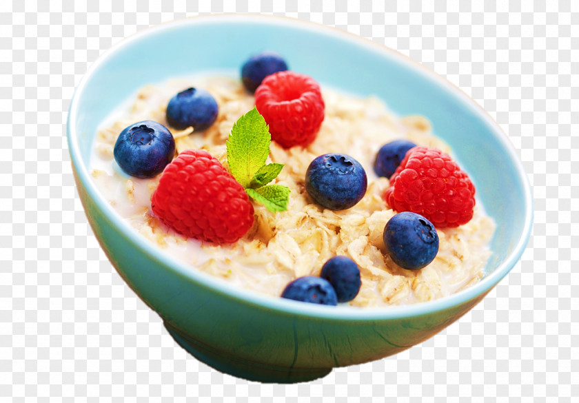 Oat Porridge Breakfast Cereal Berry Oatmeal PNG