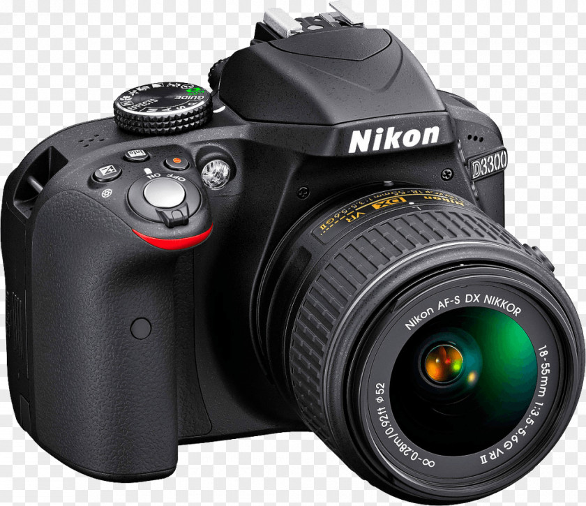 Photo Camera Image Nikon D3300 Canon EF-S 18–55mm Lens AF-S DX Zoom-Nikkor 55-200mm F/4-5.6G EF 300mm 18-55mm F/3.5-5.6G PNG