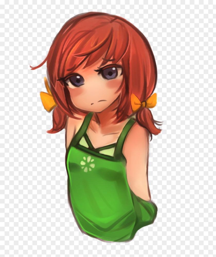 Red Hair Cartoon Brown Character PNG