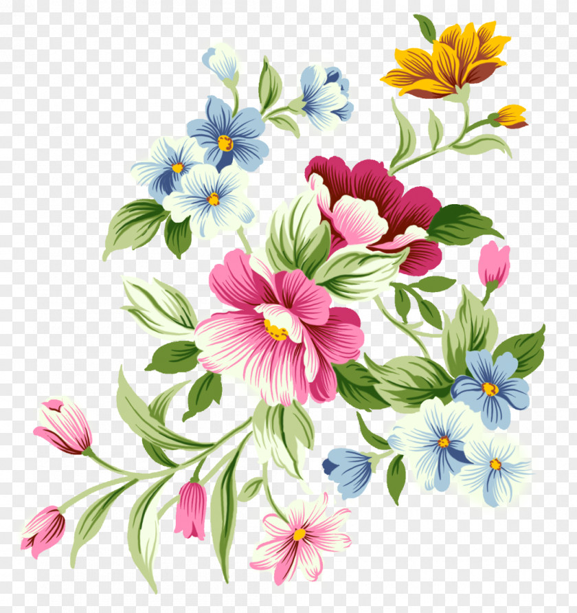 Aquarela Flower Clip Art PNG