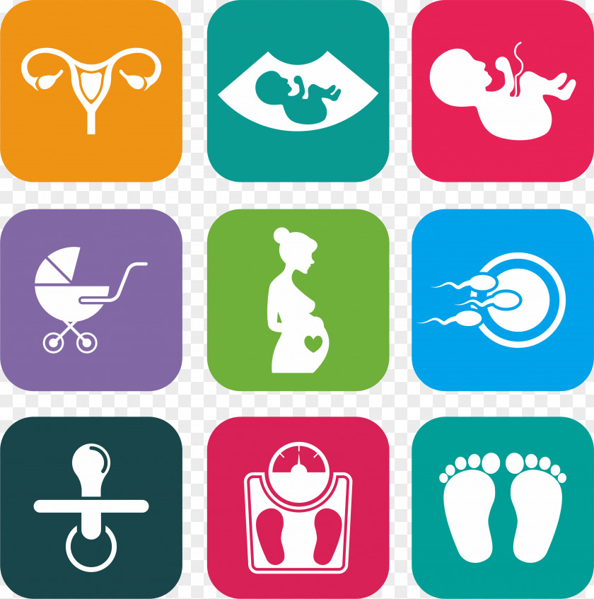 Baby Care Pregnant Women Newborns Infant Nursing Icon PNG